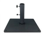 Steel Garden Parasol Base - Grey Pole - 13kg