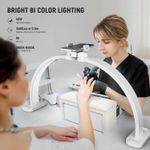 NEEWER BASICS HM01-D 29" Arc Lamp 40W Foldable LED Half Moon Table Nail Tech