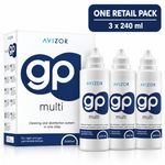 Avizor GP Multi Lens Cleaning Disinfecting Solution 3 x 240ml RGP