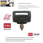 Toro Lawn Mower Ignition Master Plant Key OEM part 63-8360 Tractors, Snow Blower