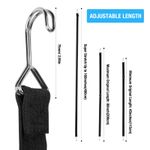 Adjustable HeavyDuty Bungee Cord Extra Strong Elastic Strap Hooks 1/4/8/12/16/20
