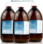 SilverCleanse Colloidal Silver Triple Pack 45ppm (3x 300ml Glass Bottles)
