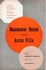 FA CHARITY SHIELD 1957 Manchester United v Aston Villa - token missing