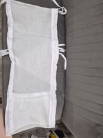AirflowBaby White Breathable Mesh Cot Liner/Bumper with Tie Straps