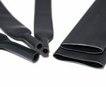 3:1 Ratio Adhesive Glue Lined Heat shrink Black Waterproof Heatshrink Tubing