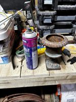 Small Miniature Cast Iron French Campana Urn Planter Victorian Style