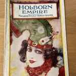 Theatre Programme for 1926 Holborn Empire Theatre