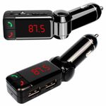UK Car Wireless Bluetooth FM Transmitter MP3 Player USB Car Fast Charger Adapter