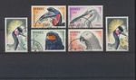 Birds Guinea 6 Different Stamps