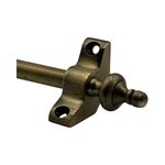 Set of 14 | Stair Carpet Rods | Urn Finial - Antique Brass | Runners Up To 70cm
