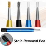 Cleaning Brush Pen Nylon Brass Steel Wire Head Bristle Pens Watch Repair Tools