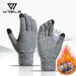 Winter Touch Screen Gloves Warm Knit Wool Mittens-Men Women Cycling Driving