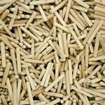 8mm x 60mm HARDWOOD MULTIGROOVE CHAMFERED WOODEN DOWELS FLUTED PINS CRAFT WOOD