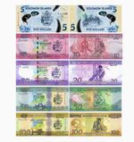 2017-2023 Solomon Islands 5 Pcs Set 5 10 20 50 100 Dollars UNC NEW Banknotes