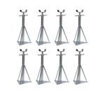 Static Caravan Large Axle Stands X8 Mobile Home Siting Chassis 15" - 20"