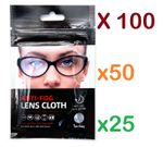 Anti Fog Lens Cloth Eyeglasses Cleaning Wipe Grey Reusable 400/600 times