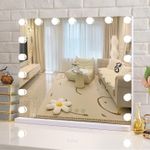 LED Bluetooth Hollywood Vanity Make Up Mirror with Lights Light Up Table/Wall UK