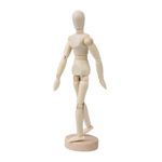 12" Artists Wooden Manikin - Moveable Adjustable Limbs Human Mannequin Art