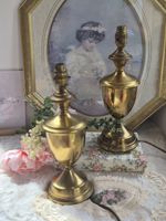 Pair Of Brass Vintage Lamps. Both Working