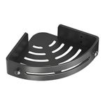 Kitchen Bathroom Shower Triangular Corner Caddy Rack Wall Shelf Organizer Holder