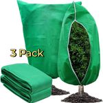 3x Frost Protection Bag Heavy Duty Plant Fleece Winter Jacket Garden Plant Cover