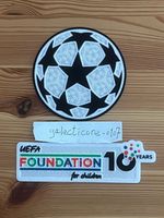 2025-2026 UEFA Champions League Starball Foundation 10 Years Patch Badge