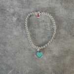 Tiffany Blue Heart Bracelet 17cm Length 