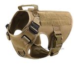 Military style Tactical Harness for the larger dog, Lead available separately