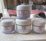 Mercia Acrylic Nail Powder & UV Top Coat Bundle Set Clear White Pink 4 Jars