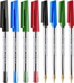 BLACK BLUE RED GREEN Staedtler Stick 430 Ballpoint Pen Medium & Fine CHOOSE QTY