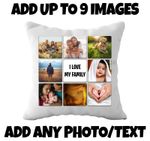 Personalised Pillowcase Cushion Cover Any photos - Father's Day Custom Gift
