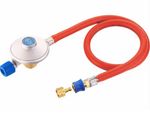 CadacEN417 Threaded Disposable Gas Canister Regulator and Hose Kit Quick Release
