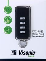 Visonic KF-235 PG2 PowerMaster 4 Button Two-Way Keyfob