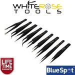 BlueSpot ESD Tweezer Set In Wallet 9 Piece