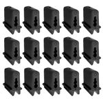 100 Pcs Greenhouse Plastic Clips Shade Net Fixing Clamp for Plant Cover
