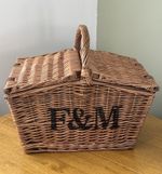 Fortnum & Mason Huntsman Wicker Basket Picnic basket Hamper F&M Large 