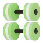 2Pcs Durable Eva Foam Water Barbells for Water Resistance and Pool Workout