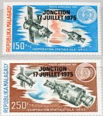 Madagascar Malagasy 1975 753-54 C142-43 Apollo Soyuz Link Up in Space Original Box South **