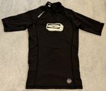 Gul Black Short Sleeve Thermal Rash Vest UPF40+ Sun Protection Size M Junior