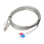 PT100 Temperature Sensor M8 Thermocouple 10ft -50 to 200°C(-58 to 392°F)