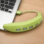 Ultra Slim HUB 4 Port USB 3.0 and 2.0 Hub Expander, USB Adapter Station ﻿
