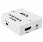 1080P HDMI Audio Extractor To 3.5mm Jack RCA Stereo Splitter Analog Converter UK