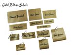 Personalised Custom Handmade Flat Folded Sew In Ribbon Fabric Clothes Labels