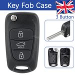for 2013 2012 2011 2010 Kia Soul Ceed Rio Picanto Sportage 3 Button Key Fob Case