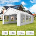 TOOLPORT 3x4-6x12 m Marquee Party Tent gazebo shelter PE 350 N in white 