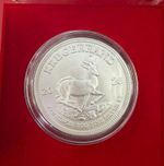 2026 Mint South African Krugerrand 1 oz Silver Bullion Coin (protective capsule)