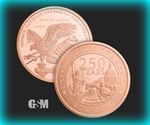 1 oz .999 Copper Round - America 250 Years Independence