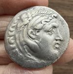 MACEDON. ALEXANDER THE GREAT (336-323 B.C). LARGE SILVER TETRADRACHM.