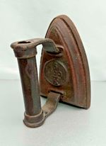 Antique Cast Iron No6 Flat Iron / Sad Iron Great Door Stop or Bookend