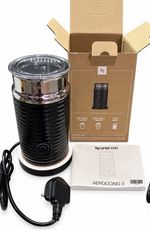 Nespresso Aeroccino 3 Milk Frother Black Hot Cold Milk Foam Maker  Genuine ‼️‼️